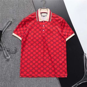 Homens Polo 2024 Verão Casual Camisetas Designer Mens Polos Carta Imprimir Moda Polo Tamanho M-XXXL