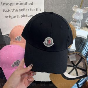 مصمم أزياء Monclir Baseball Cap 2024 New Sports Hat الرسمي 1: 1 قالب كلاسيكي مخصص للبيسبول قبعة قابلة للتعديل