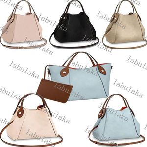 M51950 M54350 shoulder bag Desinger pierced flower decoration leather HINA small handbag Women bucket Handbag shopping cross-body257R