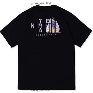 Norte luxo clássico 2023 novo solto multi-purpose lazer meia camiseta versão coreana da moda algodão de manga curta masculino e feminino 420