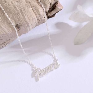 Designer Tiffeny Jewelry T Jia Di Jia Necklace Boutique Necklace Valentine's Day Present Letter Pendant Advanced Design Sense Temperament DD