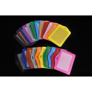 Business Card Files Wholesale Pu Leather Id Tags Set Working Permit Bus Employeeor Badges Holder Can Print Customize Your Company De Dhk8U