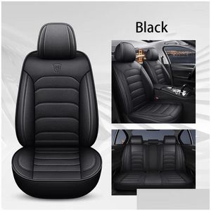 Car Seat Covers Ers Getsocio High Quality Leather Er For All Medels X3 X1 X4 X5 X6 Z4 525 520 F30 F10 E46 E90 Accessories Car-St Drop Dhr8Q