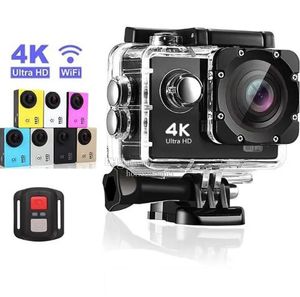 2024 PIÙ NUOVA Action Camera all'ingrosso di alta qualità Ultra HD 4K / 30fps WiFi 2.0 pollici 170D Subacquea go DVR DV pro Casco impermeabile Videocamere di registrazione Sport Cam