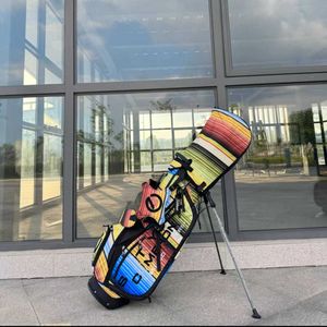 Golfbeutel Red Circle t Golf Stand Taschen für Männer und Frauen Eine leichte Golfbeutel aus Leinwand Kontaktieren Sie uns für weitere Bilder