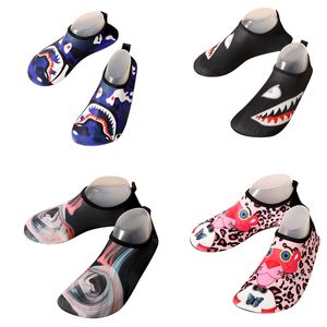 Women Men Water Swimming Shoes Aqua Sneakers Barefoot Sandals Beach Wading Flats Unisex Breathable Quick Dry Footwear 36-45 GAI 613