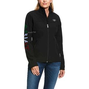 Ariat Women's Classic Team Mexico Softshell Water Resistant Jacket Stop