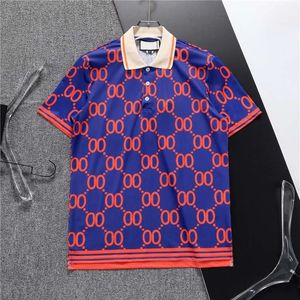 Männer Polo Sommer Casual T Shirts Designer Herren Polos Brief Drucken Mode Polo Größe M-XXXL