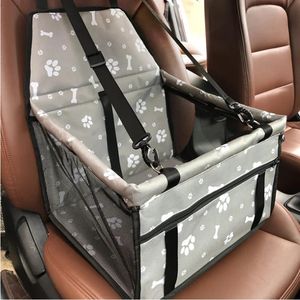 Bolsa transportadora de carro para cães, tipo clássico, capa de assento de viagem, rede dobrável, bolsa para transportar animais de estimação, cesta para cães, gatos, à prova d'água