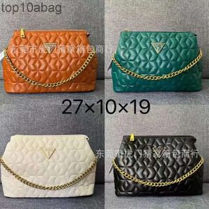 Nova moda e minimalista Diamond Grid Color Chain Splicing Saco Bolsa de temperamento Bolsa de ombro único Crossbody