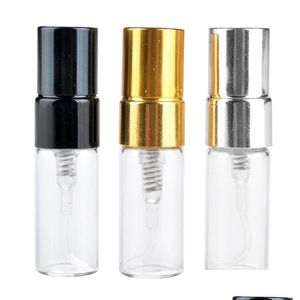 Packing Bottles Wholesale 2Ml Per Bottle Mini Empty Spray Refilable Atomizer Glass Drop Delivery Office School Business Industrial Dhumz