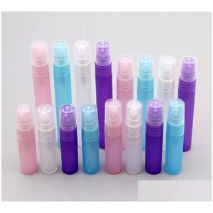 Paketleme Şişeleri Toptan L 5ml 8ml 10ml Plastik Buzlu Başına Atomizer Sprey Şişesi Doldurulabilir Pompa Damlası Ofis Okulu Bussin DHV8T