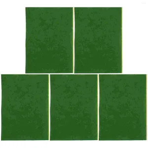 Decorative Flowers Nylon Flocked Grass Artificial Turf DIY Lawn Sand Table Mat Fake Pad Background Plant