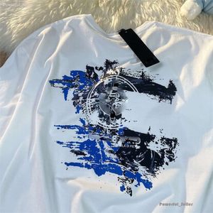 Stones Adaları Tasarımcı Yüksek kaliteli tişört yaz erkekler ve kadınlar nefes alabilir gevşek gevşek kısa kollu mektup yazdırma Street Fashion Pamuk Beyaz Fox Tshirt 1031