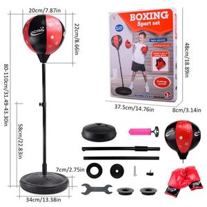 Saco de boxe reflexivo autônomo para adolescentes fitness bola de reflexo de boxe 240122