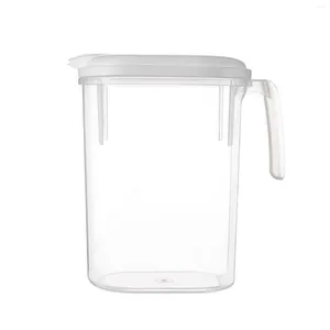 Hip Flasks 1800ml Summer Water Pitcher Beverage PP Restaurant Large Capacity Practical Home Kitchen Jug Party Fridge Door With Lid Handle