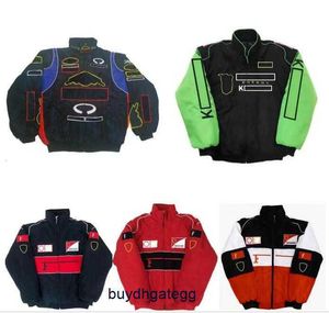 Mäns nya jacka Formel One F1 Women's Jacket Coat Clothing Racing Autumn and Winter Team Full Embroidered Cotton Spot Sales 8xzz