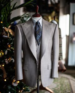 Melhores ternos masculinos de casamento, noivo, smoking, lapela repicada, um botão, alta qualidade, terno de noivo, 3 peças, blazers, colete, calça, smoking, personalizado da ocasião