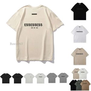 Ess Mens Womens Designers Camisetas para Homem Verão Moda Essen Tops S Carta Camisetas Roupas Polos Vestuário Mangas Urso Camisetas Kml3 U