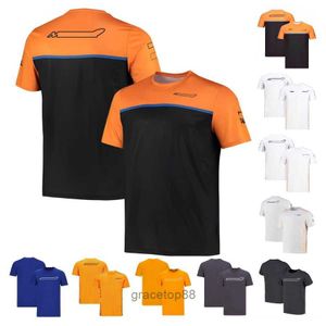 Herr- och kvinnors nya T-shirts Formel One F1 Polo Clothing Top Team Racing Tops Summer Car Fans Fans Outdoor Sports Quick Dry Short Sleeve Motocross Jersey Floo