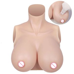 Accesorios de disfraces Copa H Formas de senos EYUNG Cosplay Pechos falsos Body Crossdressing Placa de pecho de silicona Pecho de travesti