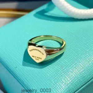 heart ring designer jewelry rings for women T Designer RETURN TO NEW YORK Heart Rings Women Mens Band Gold Silver Rose Color gift goth jewelery love DQE1
