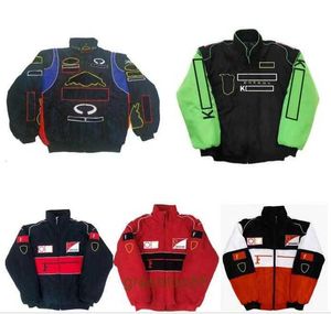 Mäns nya jacka Formel One F1 Women's Jacket Coat Clothing Racing Autumn and Winter Team Full Embroidered Cotton Sales JMQJ