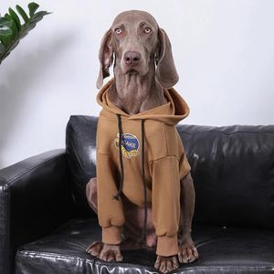 Bekleidung Große Hundekleidung Herbst Winter Hundepullover Golden Retriever Dobermann Labrador Hundejacke mit Hut Hundehemden Hundezubehör