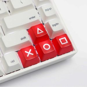 Klavyeler Klavyeler OEM Profil Kişilik Oku Anahtar Wasd Key Kapağı ABS Işık Kırmızı Siyah Key Ankaz Mekanik Klavye YQ240123