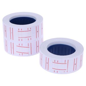 Tag Gun Wholesale Wholesale- 10X Paper Price Label Sticker Single Row For Mx-5500 Labeller 21Mmx12Mm Ptsp Drop Delivery Office Schoo Dhv7U