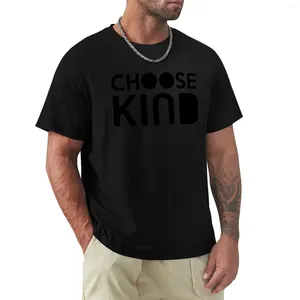 Men's Polos Choose Kind Official Merchandise T-Shirt Vintage T Shirt Oversized Clothes For Men