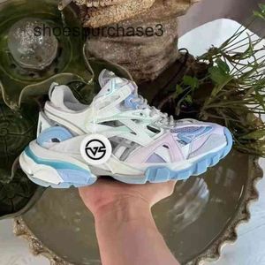 Projektant Balencigs Fahion Casual Shoes 2 puste ścieżka 4. pokolenia tatusia sportowa siatka oddychająca męskie i damskie przypływ 6055