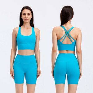 Lu hizalama limon setleri spor 2 egzersiz parçası bisikletçisi kısa 8 merkez dikiş kısa spor sütyen egzersiz fitness egzersiz setleri ll lu jogger