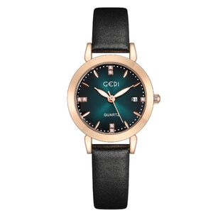 レディースウォッチウォッチ高品質の豪華な限定版デザイナーQuartz-Battery Leather 29mm Montre de Luxe Gifts a6