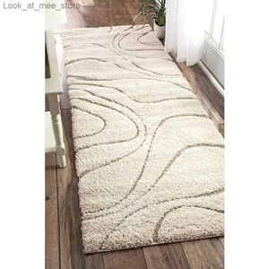 Tapete tapetes sala de estar tapete moderno shag corredor creme frete grátis casa decorações tapete para quartos decoração tapetes piso têxtil q240123