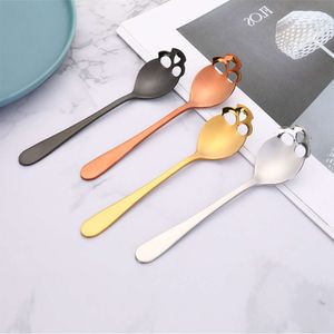 Dessert Spoons Skull Design Creative Stirring Spoon High Quality 304 Stainless Steel Tableware Tea Sugar Coffee Novelty MHY022