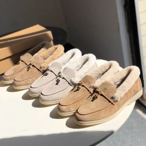 Nowy sezon Lp Buty Casual Buty Zimowe uroki Walk zamsz mokwaki buty ścinanie oryginalnych skórzanych mężczyzn swobodny poślizg na mieszkaniach dla kobiet Flat Piana sukienki Fabryki Fabryki Buty