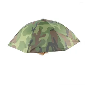 Berety Przyjazd na zewnątrz sport kamuflażowy wzór wędkowania pieszki na kemping elastyczne opaski na czapkę czapkę nylon parasolowy deszcz