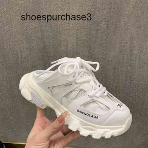 Designer Balencigs Fahion Scarpe casual Terza generazione Paris Track Black Daddy Donna Primavera e autunno b Famiglia 2021 Ins Trendy Sneakers con suola spessa 4JHF