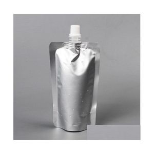 Packing Bags Wholesale 150Ml Sier Aluminum Foil Food Grade Stand Up Spout Pouch Bag Drop Delivery Office School Business Industrial Dhwew