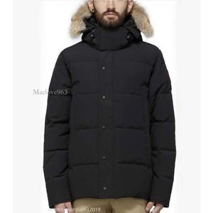 Homens Inverno Down Jackets Real Coyote Fur Designer Homme Puffer Windbreaker Jassen Outerwear Com Capuz Fourrure Manteau Casaco Casaco Hiver Parka Doudoune Canadá D88