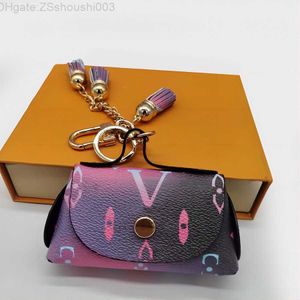 Designer Keychain Wallet Key Chain Hang Bag Charm Keyring Keychains hang Leather Designers Coin Purse Alloy Pendant Portachiavi Car Ring with Box M62650 76Z5