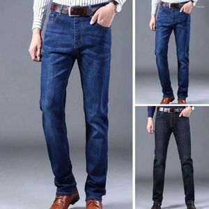 Herren Jeans Chic Männer Sommer Reißfest Elastisch Streetwear Denim Hosen Frühling