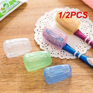 Zestaw akcesoriów do kąpieli 1/2PCS Partna przenośna szczoteczka do zębów obudowa Travel Travel Outdoor Tooth Brush Multi Color Trip Łazienka