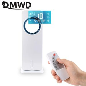 Fans DMWD Air Conditioning Fan Watercooled Chiller Electric Cooling Leafless Fan Remote Timing Cooler Airidifier Air Conditioner Fan