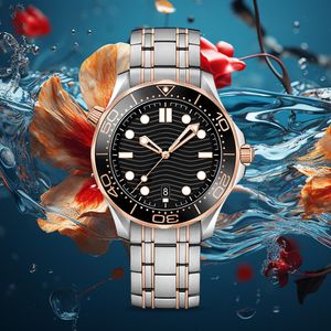 Дизайнерские мужские часы с коробкой Business Classic Automatic 41 -мм Sapphire 904L Steel 8215 Движение водонепроницаемые механические плавающие часы