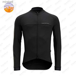 Women's Jackets VAN/RYSEL Road Racing men Winter Cycling Jacket Thermal Fleece MTB Long Sleeve Multifunction Jacket Bike Ropa Ciclismo Coat Top YQ240123