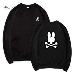psychological bunny Fun Rabbit Printing Hoodies Cotton Bad Bunny Hooded Purple Hoodie Sweater Sports Sweatshirts Men Pullovers 9858 psyco bunny hoodie