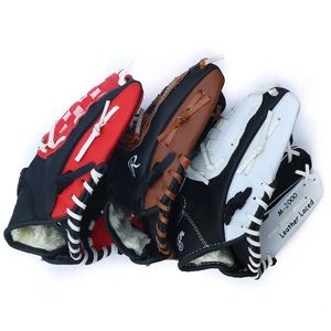 Baseball-Handschuhe, verdickt, für Erwachsene, Softball-Schutz, Catcher-Handschuhe, 12,5 Zoll, PVC, verschleißfeste Sport-Handschutzausrüstung 240119