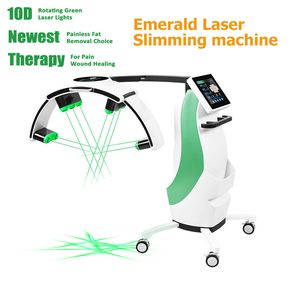Luxmaster Laser Emerald Laser Fat Removal For Commercial 10D Laser Body Shape Machine Laser Slim